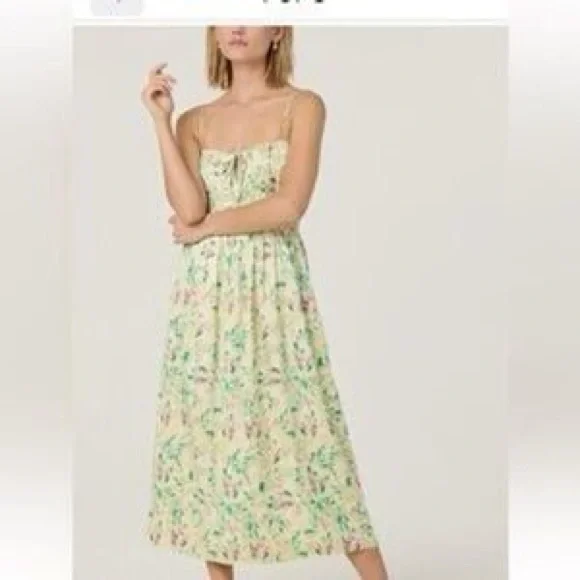 ASTR The Label Floral Satin Dress | NWT | Size M | Brand New - Picture 3 of 8